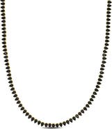 Julianna B. Synthetic Black Spinel Tennis Necklace