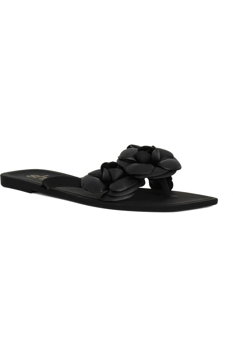 SHUSHOP Dahlia Sandal, Main, color, Black
