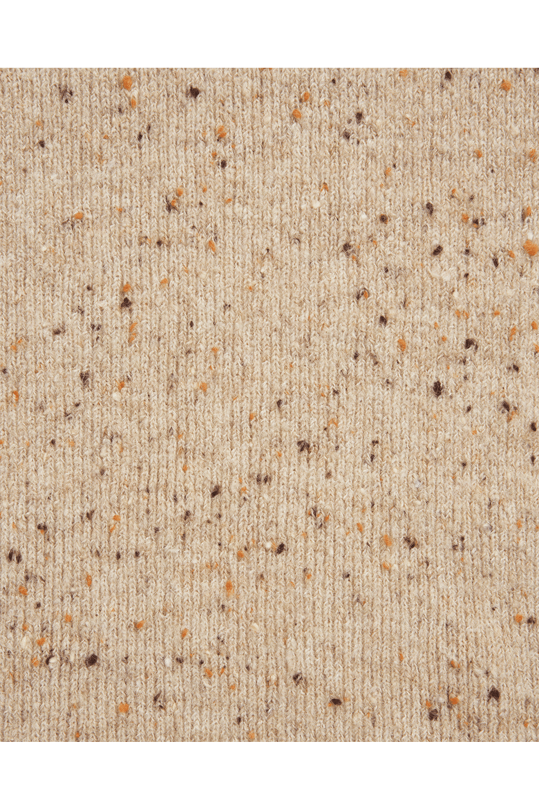 Taupe Knitted Scarf, Alternate, color, Taupe