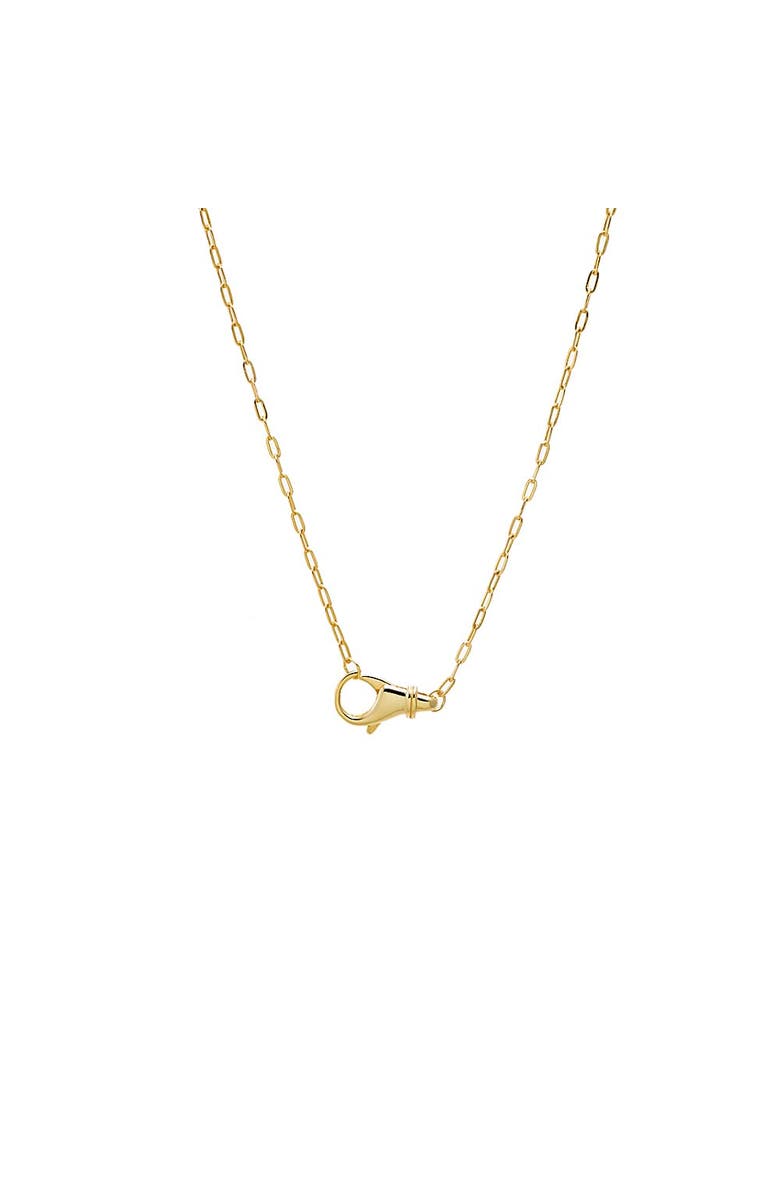BY ADINA EDEN Solid Clasp Chain Necklace, Main, color, Gold