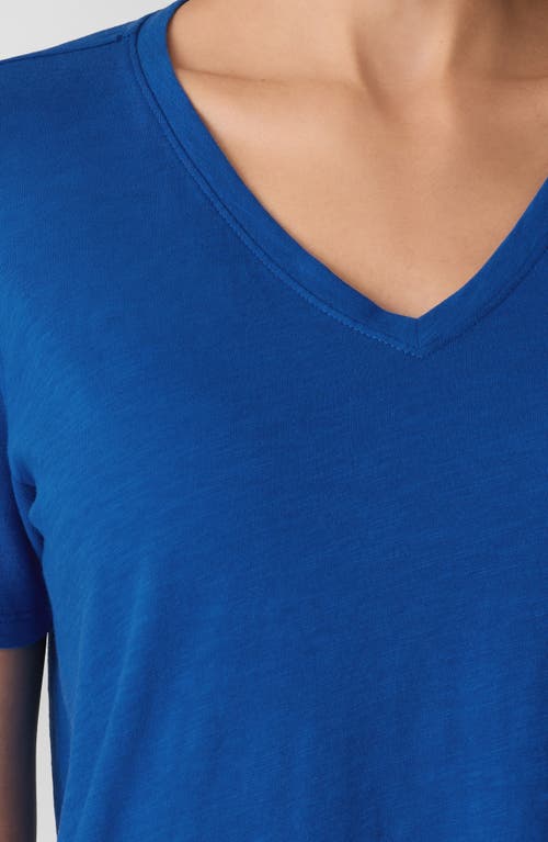 Eileen Fisher Easy V-neck Organic Cotton T-shirt