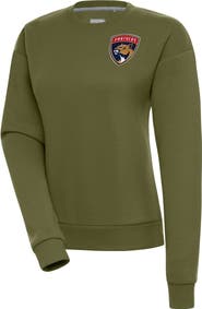 ANTIGUA Women's Antigua Olive Florida Panthers Victory Pullover Sweatshirt
