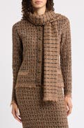 KOBI HALPERIN Fay Scarf Detail Cardigan