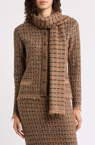 KOBI HALPERIN Fay Scarf Detail Cardigan