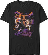 Star Wars Mens Star Wars Distressed Halloween Dark Side T Shirt