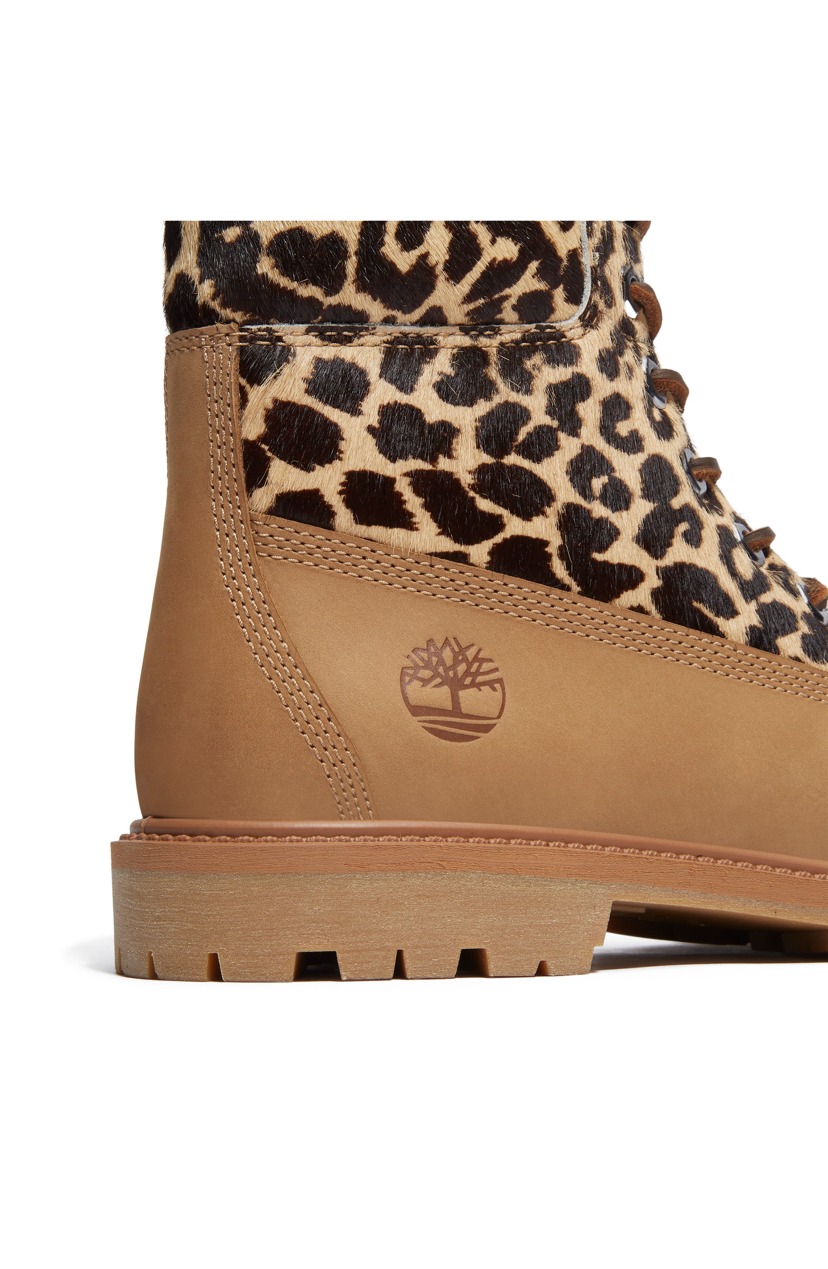 Timberland Premium Genuine Calf Hair 6-Inch Waterproof Boot, Alternate, color, Medium Beige Nubuck