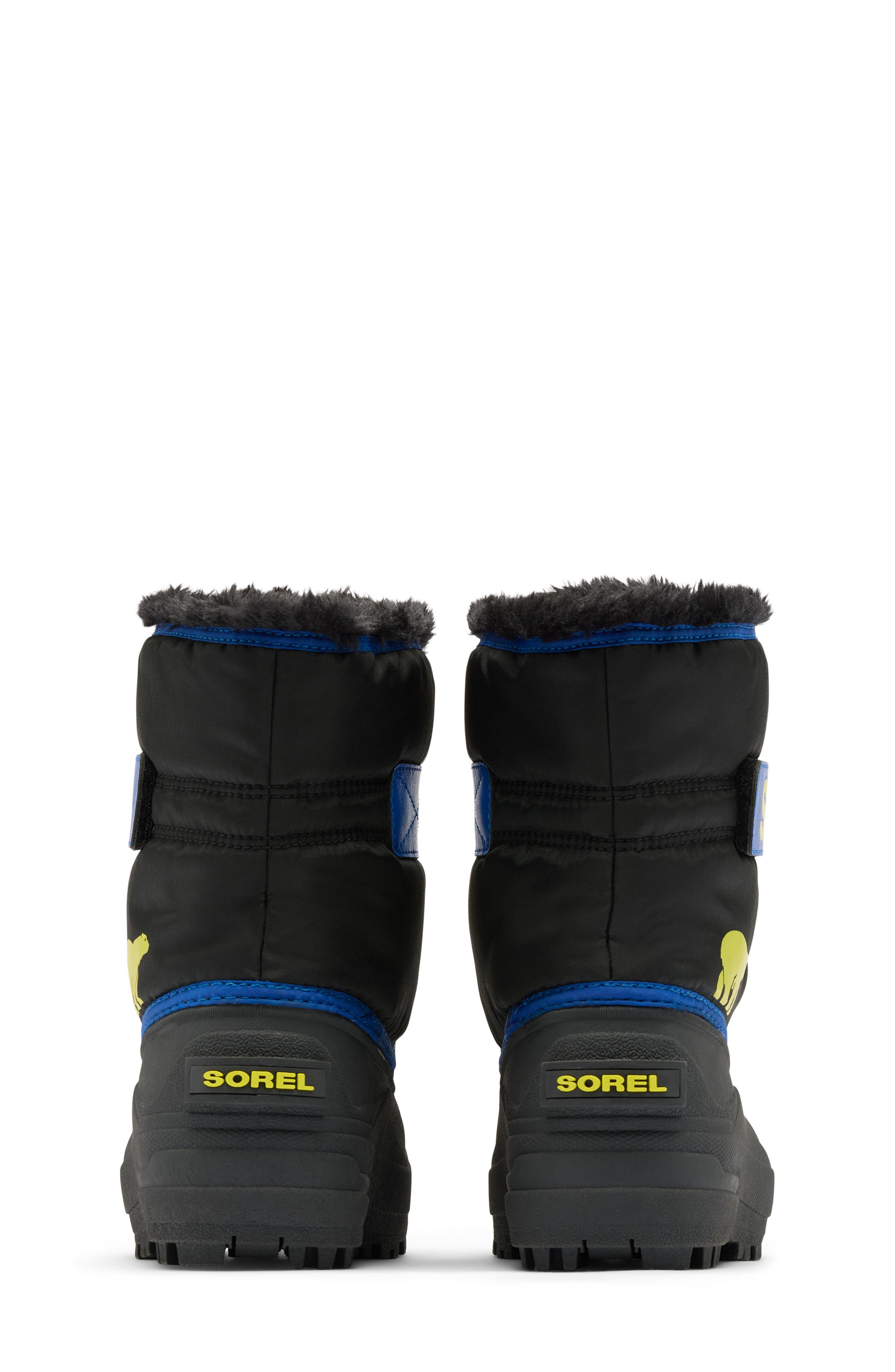 Kids' Snow Commander Snow Boot, Alternate, color, BLACK/ AZUL
