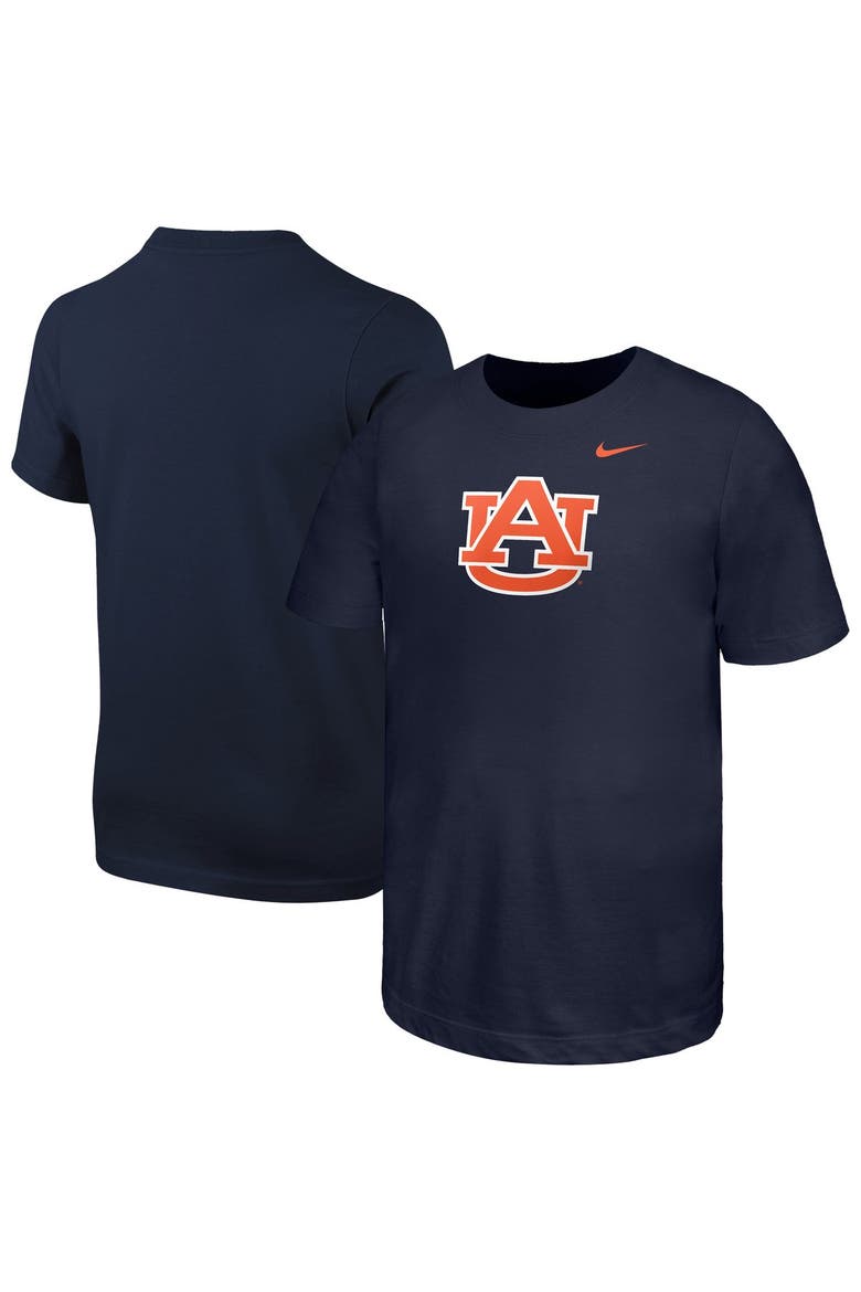 Youth Nike Navy Auburn Tigers Logo T-Shirt, Main, color, Navy
