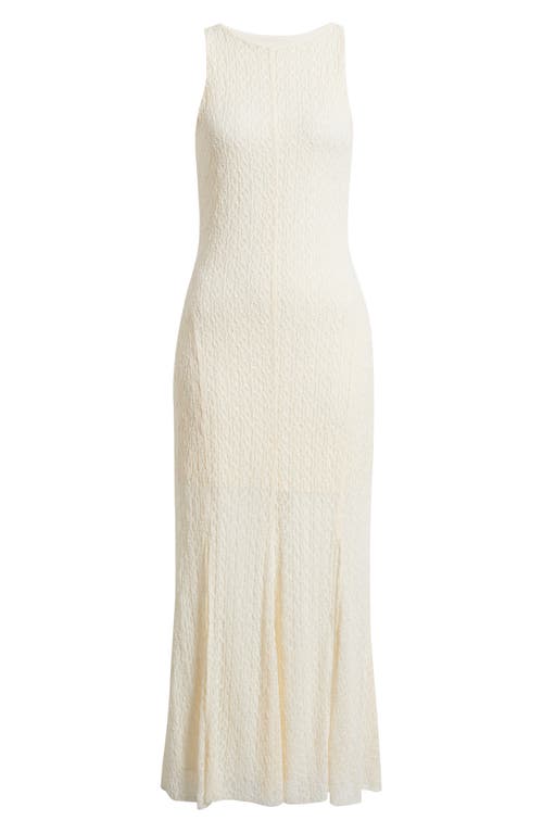 Open Edit Sleeveless Lace Maxi Dress