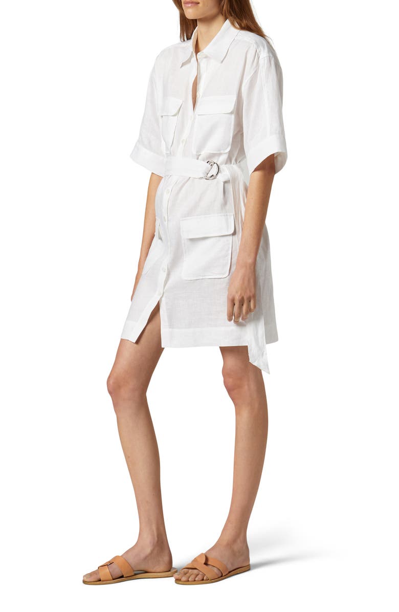 Equipment Oriel Linen Shirtdress, Alternate, color,