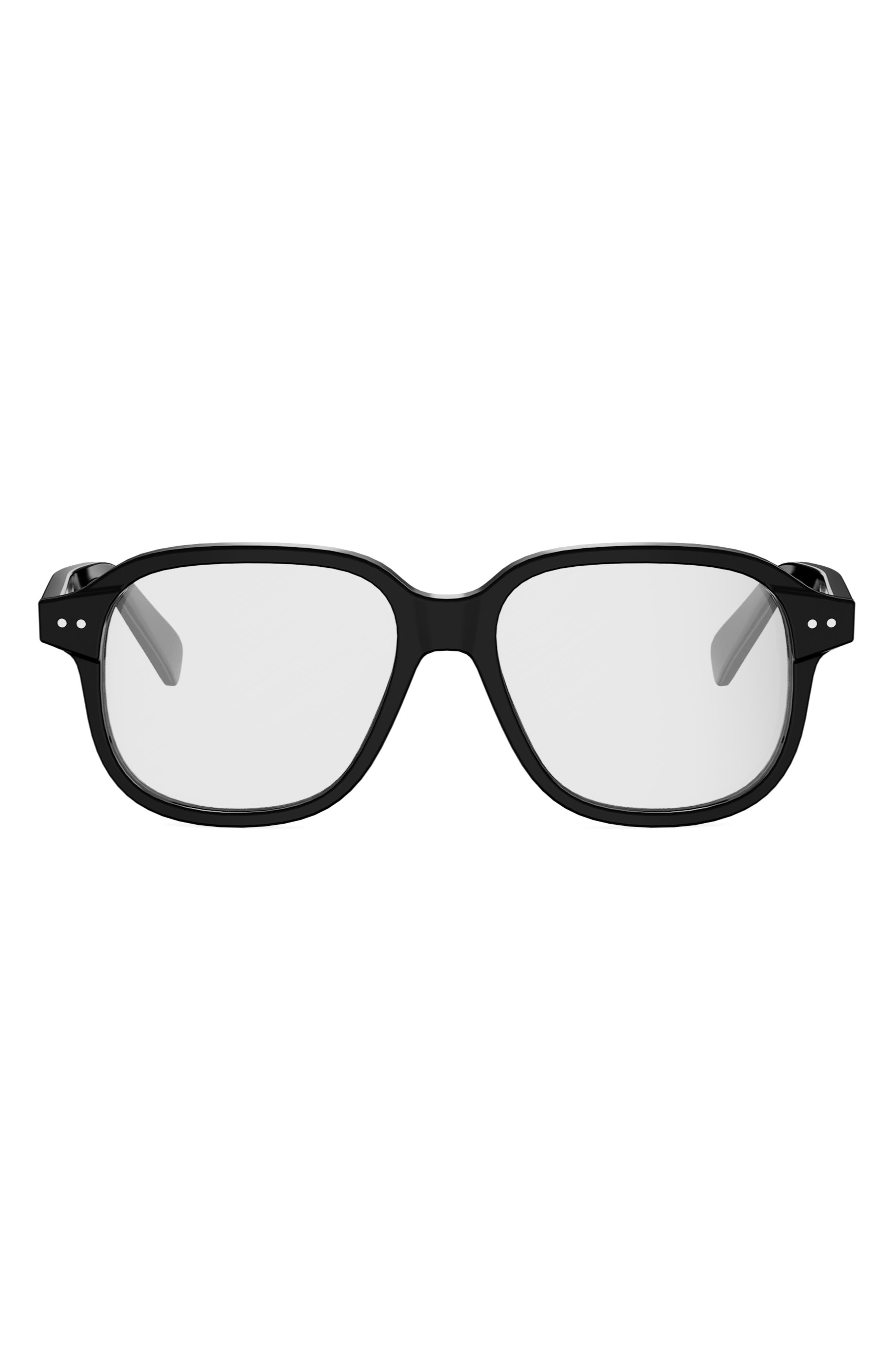 Celine 54mm Thin Geometric Optical Glasses In Multi