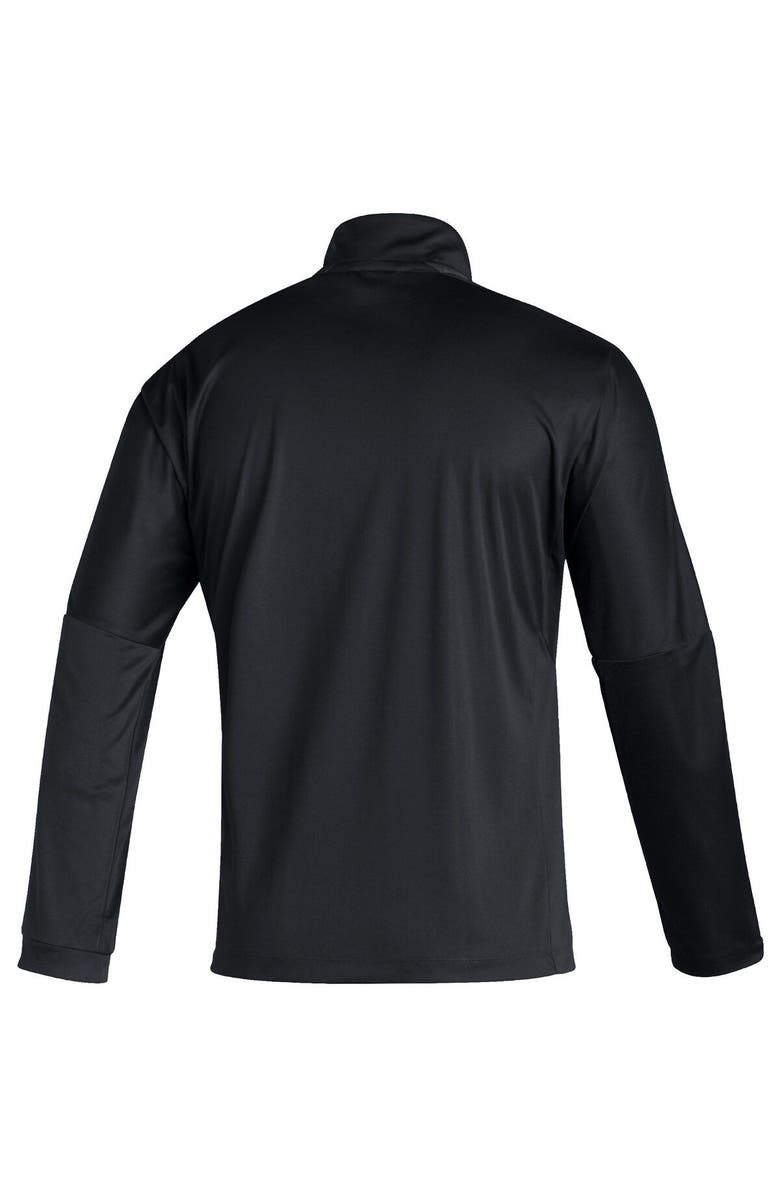 adidas Men's adidas Black Philadelphia Flyers Primeblue Quarter-Zip Jacket, Alternate, color, 