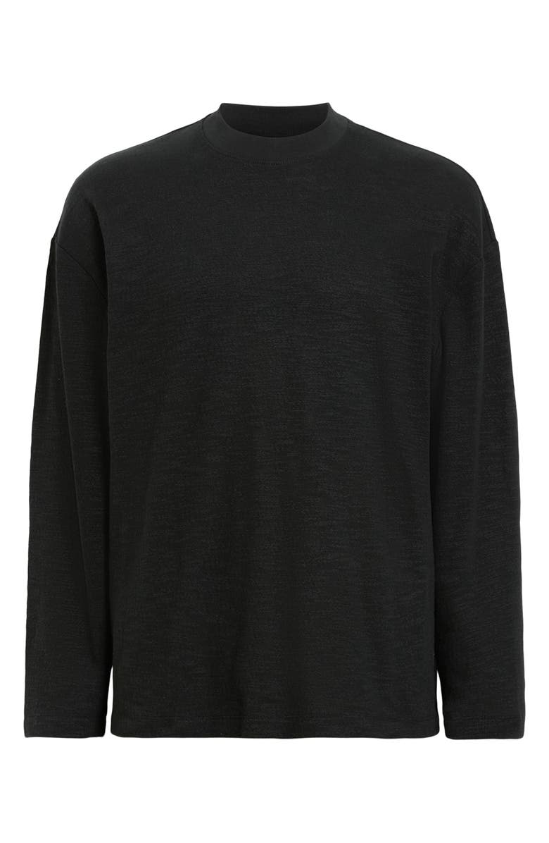 AllSaints Foster Long Sleeve Cotton Crewneck T-Shirt, Alternate, color, 