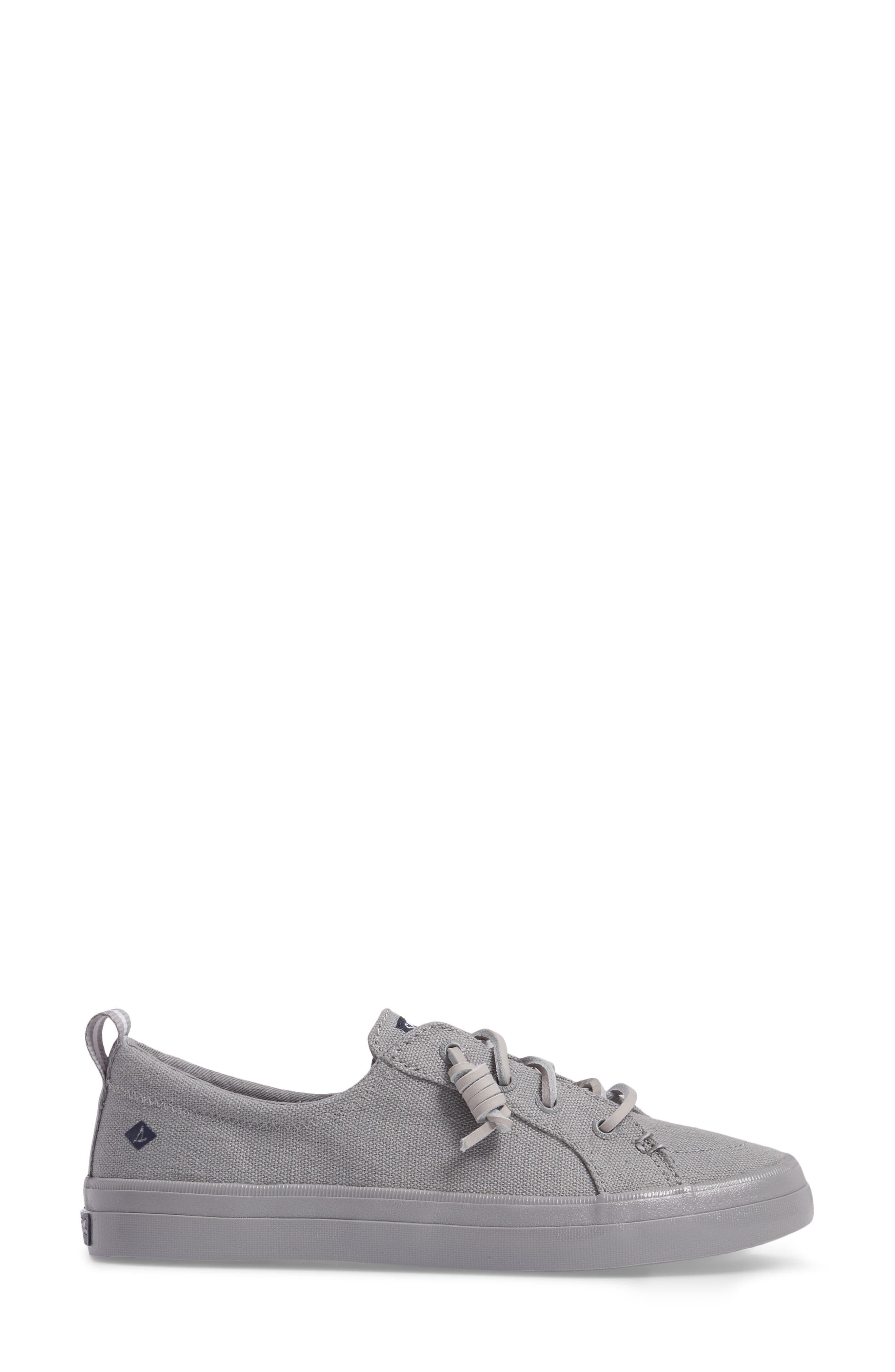 Crest Vibe Slip-On Sneaker, Alternate, color, MEDIUM GREY CANVAS