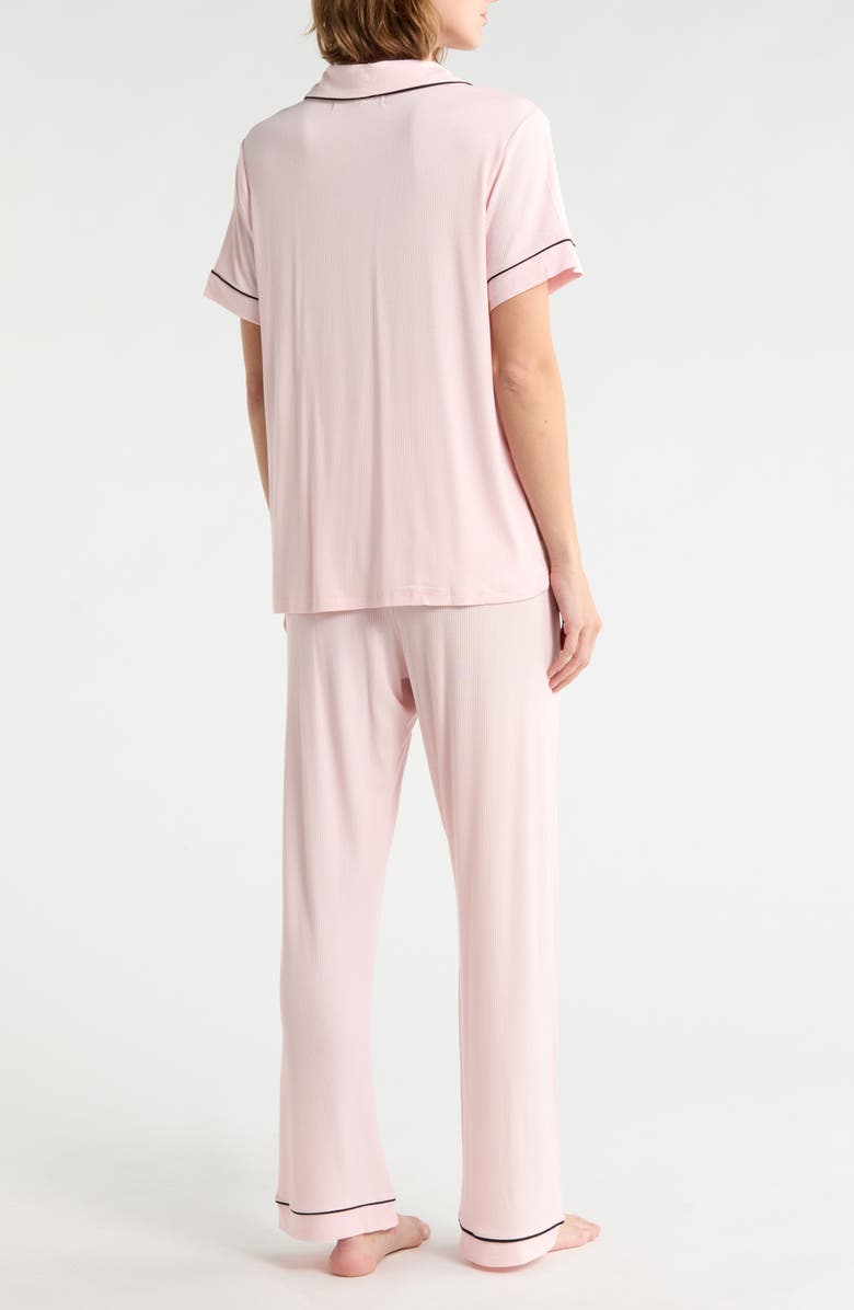 French Connection Piped Pajamas, Alternate, color, Heavenly Pink