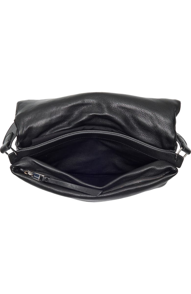 AllSaints Vittoria Quilted Leather Shoulder Bag, Alternate, color, Black