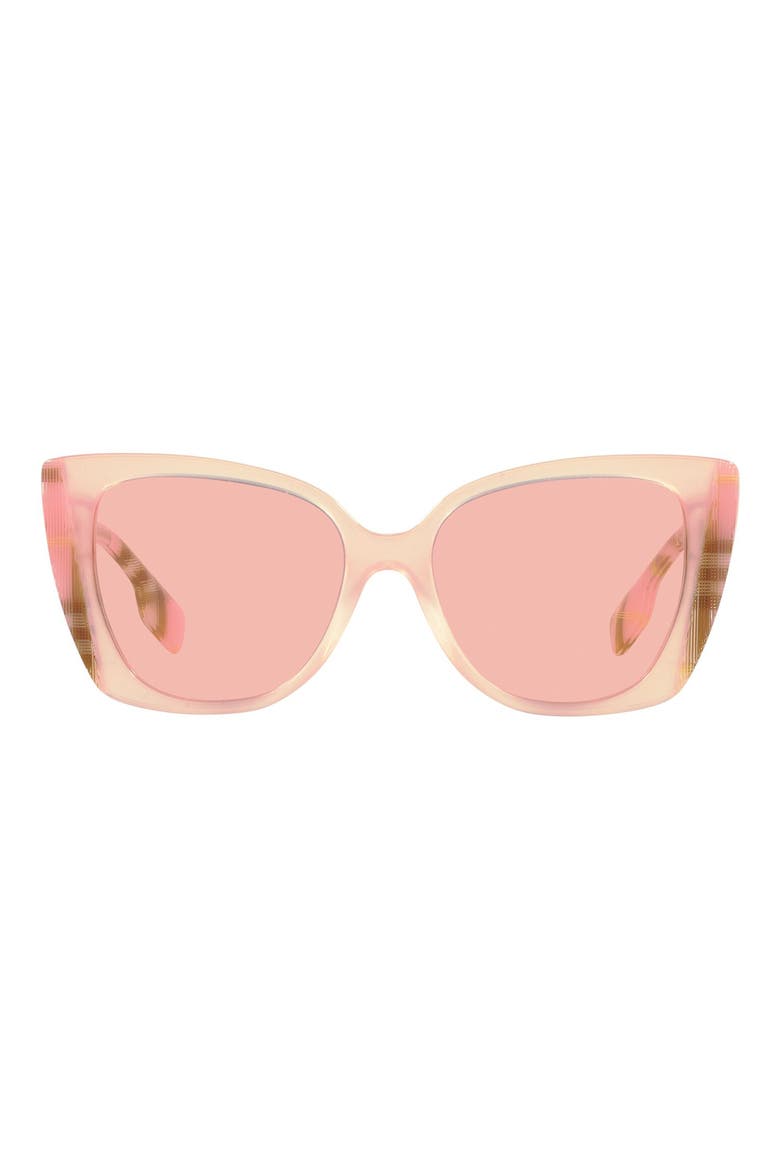 Meryl 54mm Cat Eye Sunglasses, Main, color, PINK