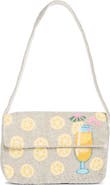 Collection XIIX Lemonade Beaded Baguette Shoulder Bag