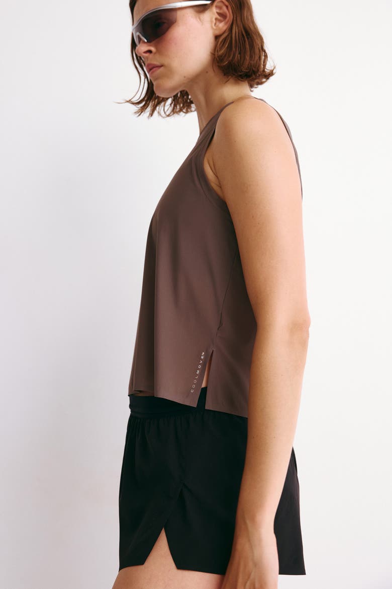 Sports Vest Top With Coolmove, Alternate, color, Smoke