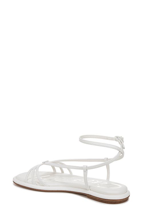 Circus Ny By Sam Edelman Olana Strappy Flat Sandals In Bright White
