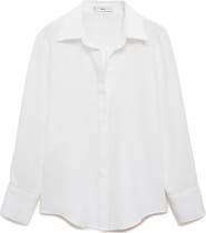 MANGO Linen Shirt
