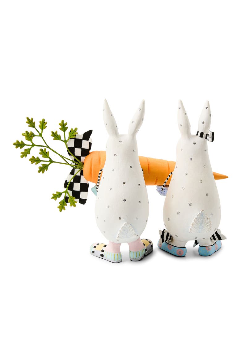 Patience Brewster Spring Rabbits, Alternate, color, WHITE