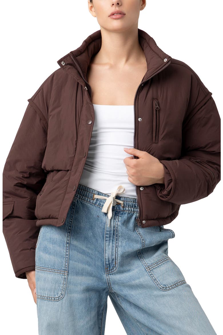 Insulated Crop Jacket, Alternate, color, WINNING STREAK