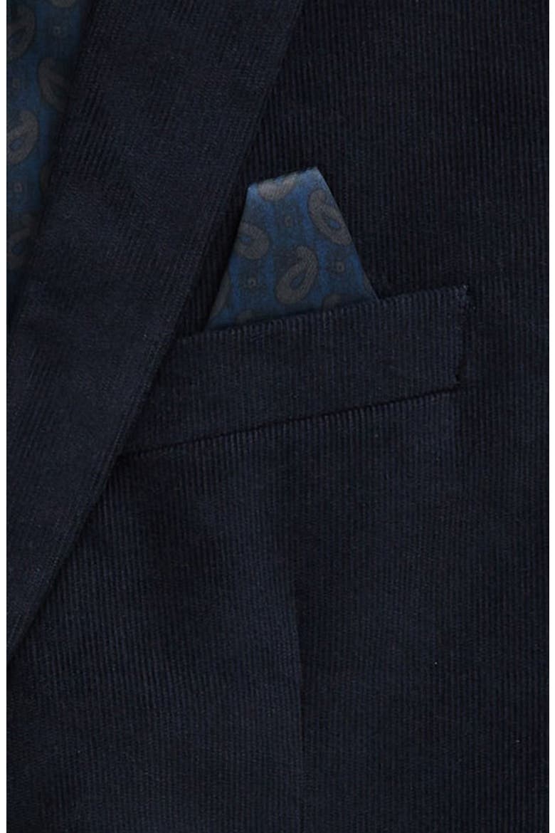 Kids' Stretch Cotton Corduroy Blazer, Alternate, color, DARK BLUE