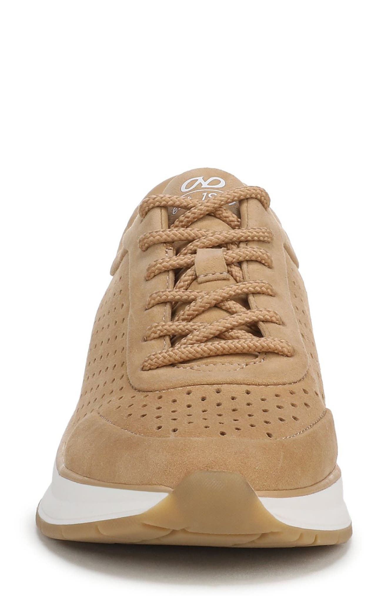 Naturalizer Perforated Sneaker, Alternate, color, Dune Dust Tan