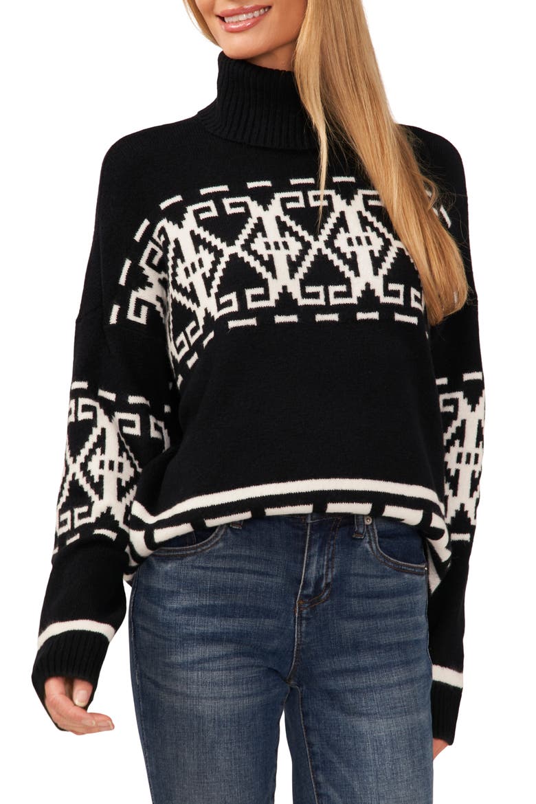 Fair Isle Turtleneck Sweater video