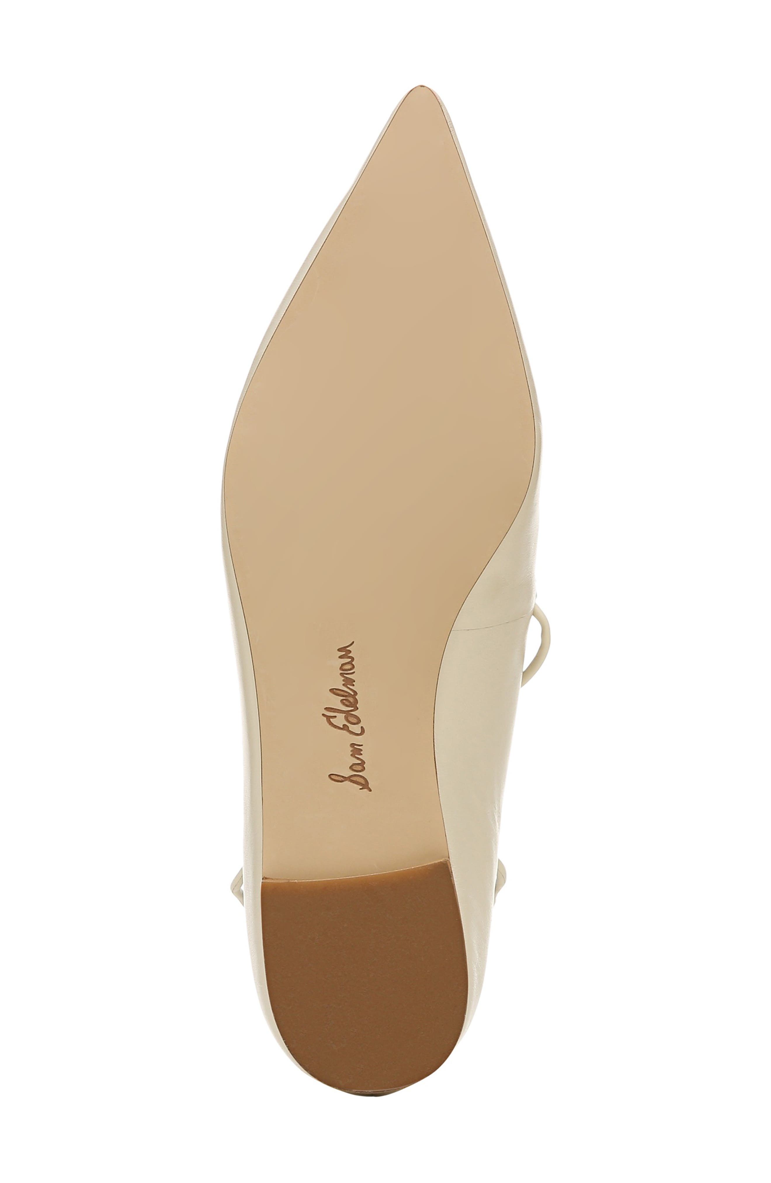 Winslet Ankle Strap Flat, Alternate, color, MODERN IVORY