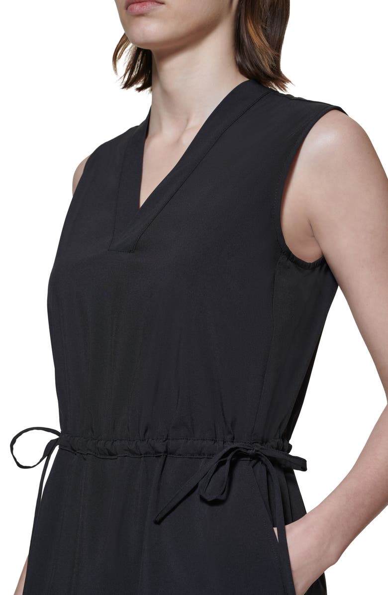 Calvin Klein Sleeveless Drawstring Waist Sheath Dress, Alternate, color, 