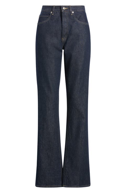 The Vertical High Waist Relaxed Straight Leg Jeans