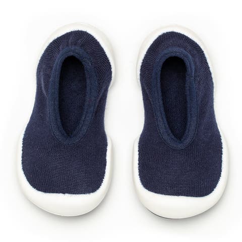 Toddler Sock Shoes Flat - Grey Solid