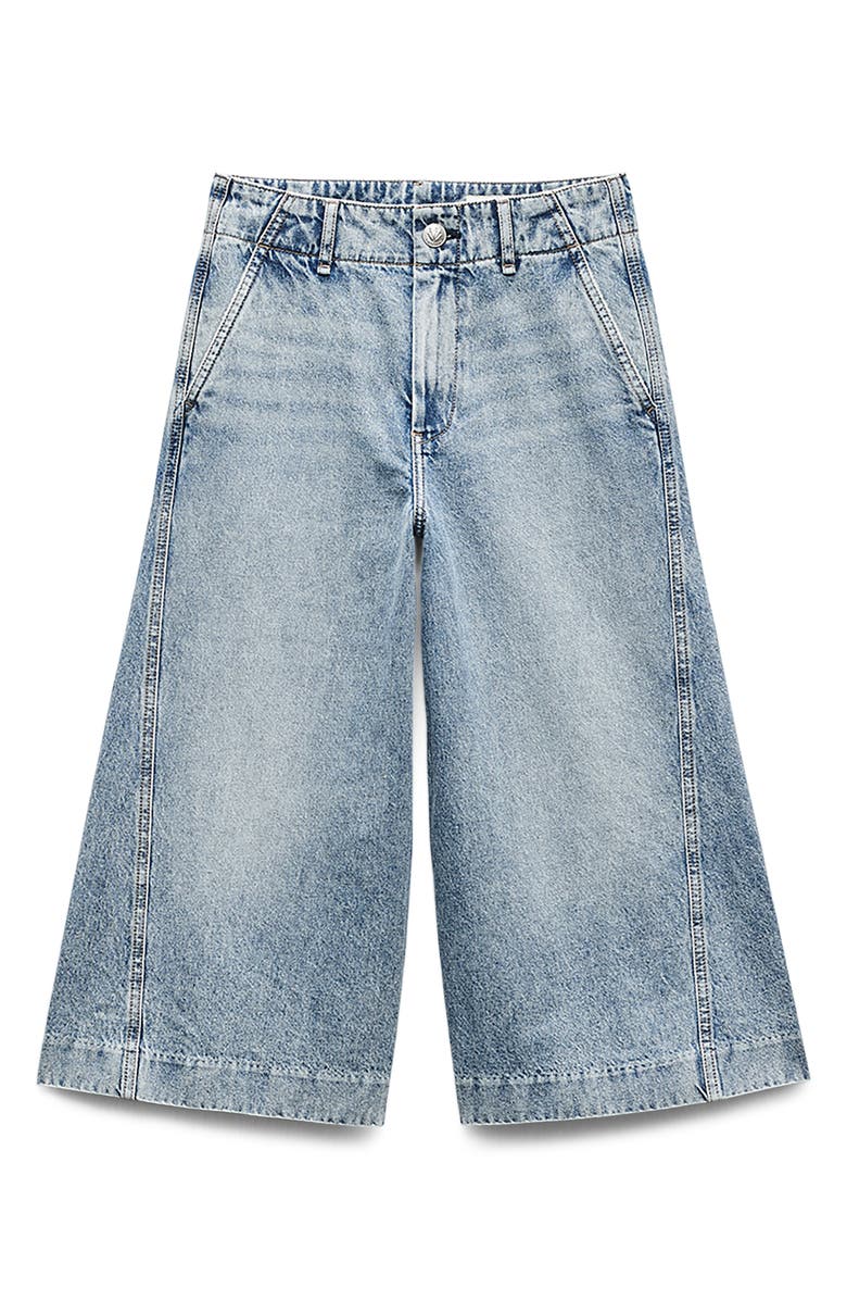 rag & bone Jamie Culotte Jeans, Alternate, color, Pacific