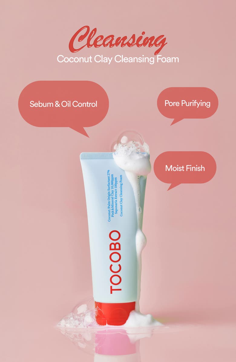 Tocobo Coconut Clay Cleansing Foam, Alternate, color, 