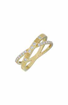 Bony Levy Cleo Diamond Crossover Ring