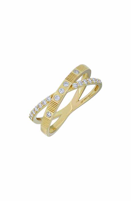 Bony Levy Cleo Diamond Crossover Ring