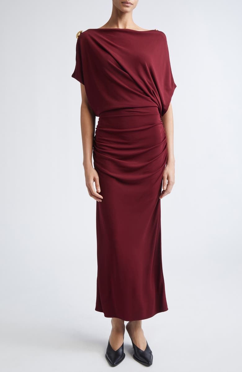 Altuzarra Brina Jersey Dress, Main, color, Grenache