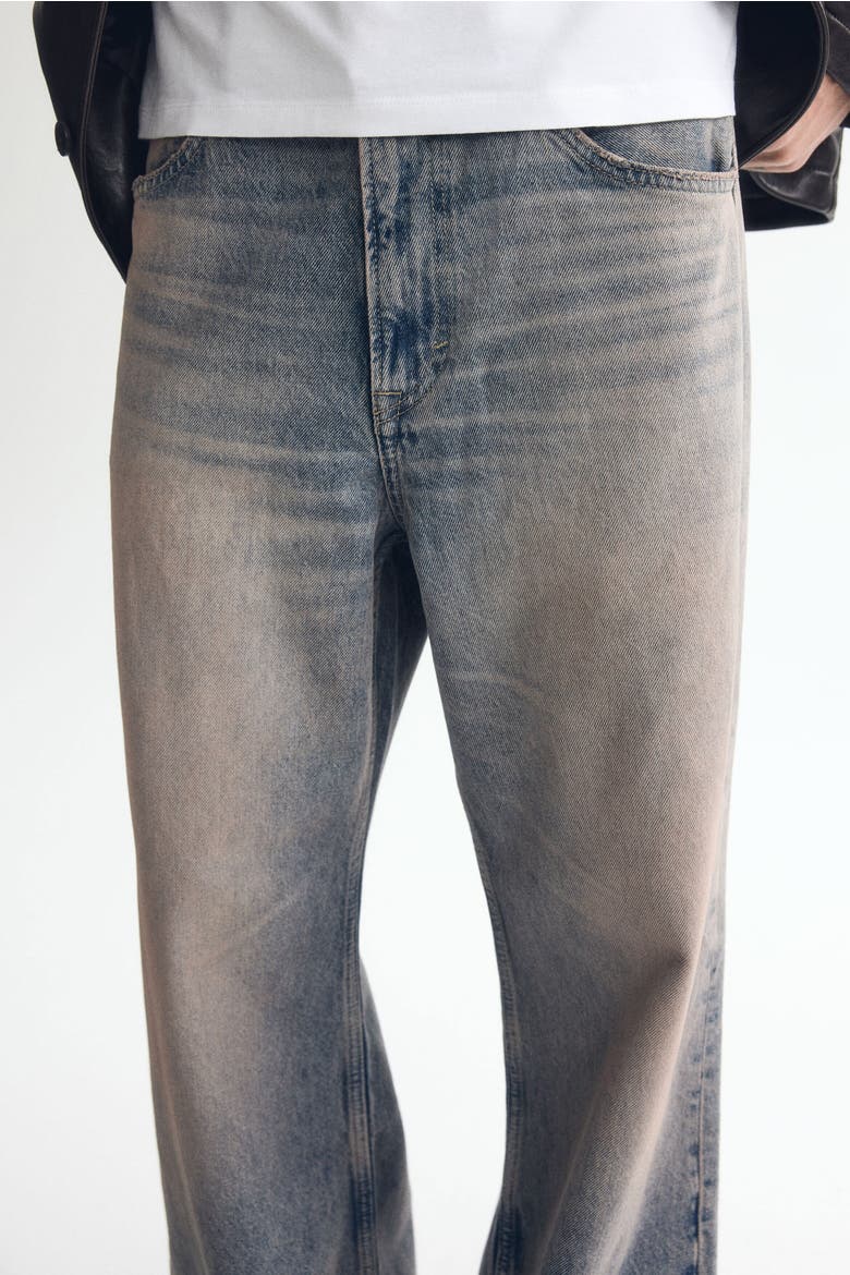 Loose Bootcut Jeans, Alternate, color, Washed denim blue
