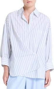TWP New Earl Stripe Cotton Button-Up Shirt