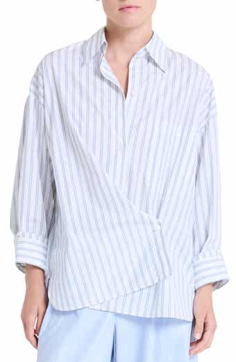 New Earl Stripe Cotton Button-Up Shirt