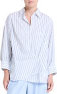 TWP New Earl Stripe Cotton Button-Up Shirt