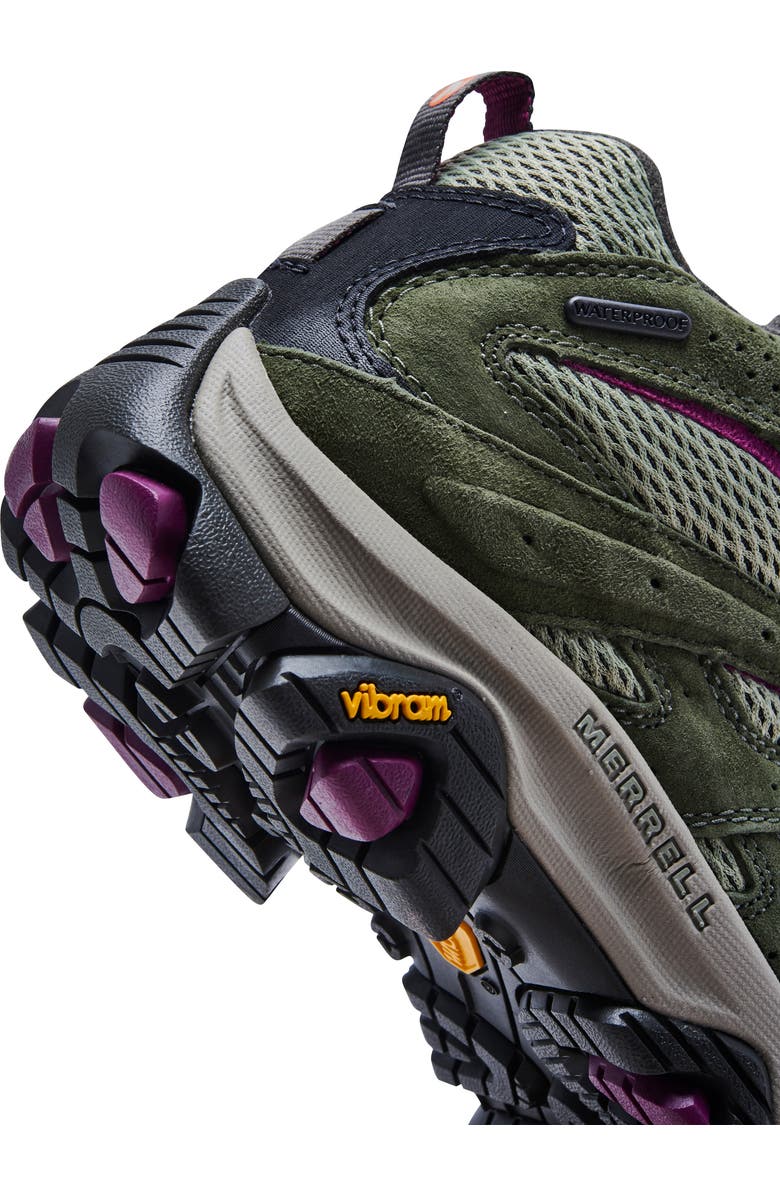 Merrell Moab 3 Waterproof Mid Hiking Boot, Alternate, color, Mulberry