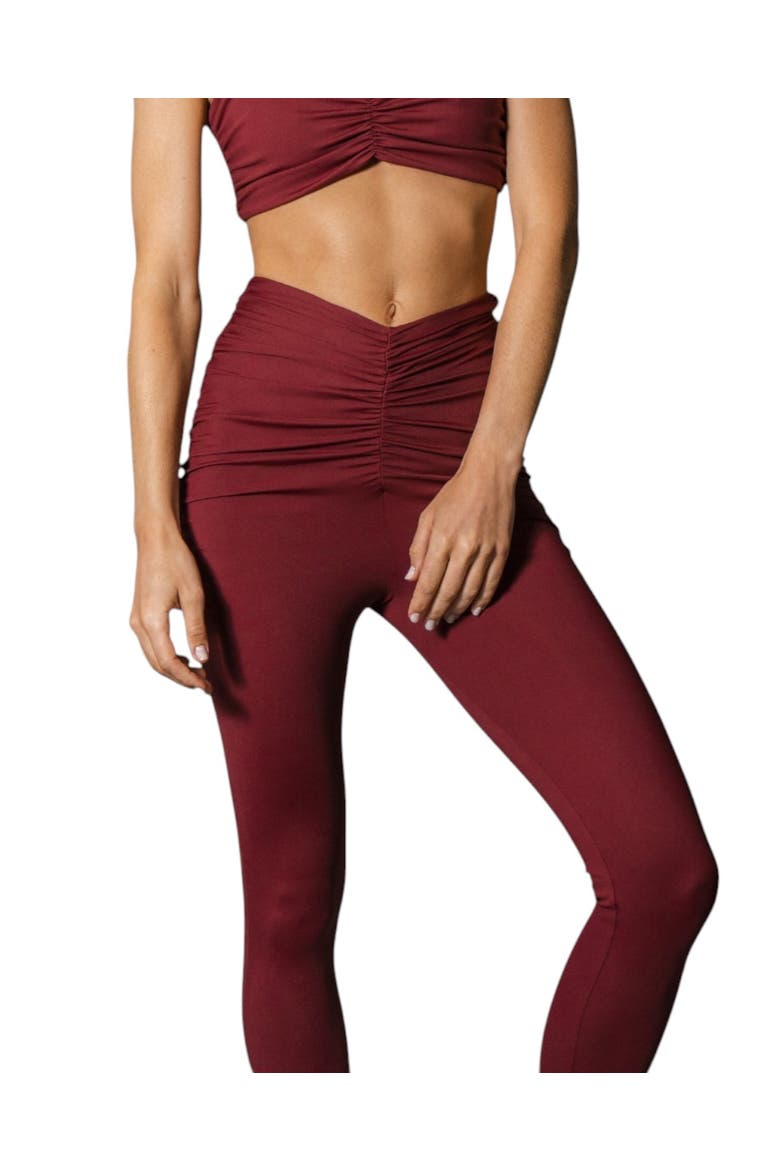 Ariadne Legging, Alternate, color, Burgundy