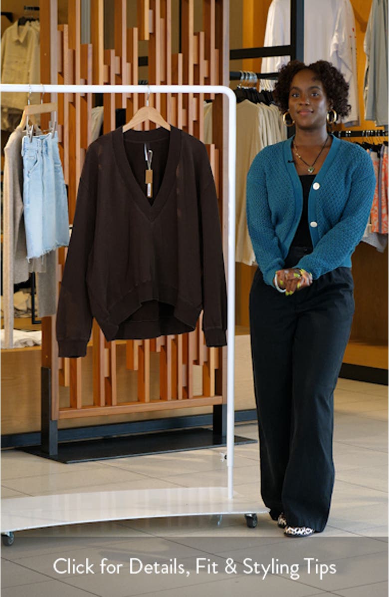 V-Neck Fleece Pullover, sales video thumbnail