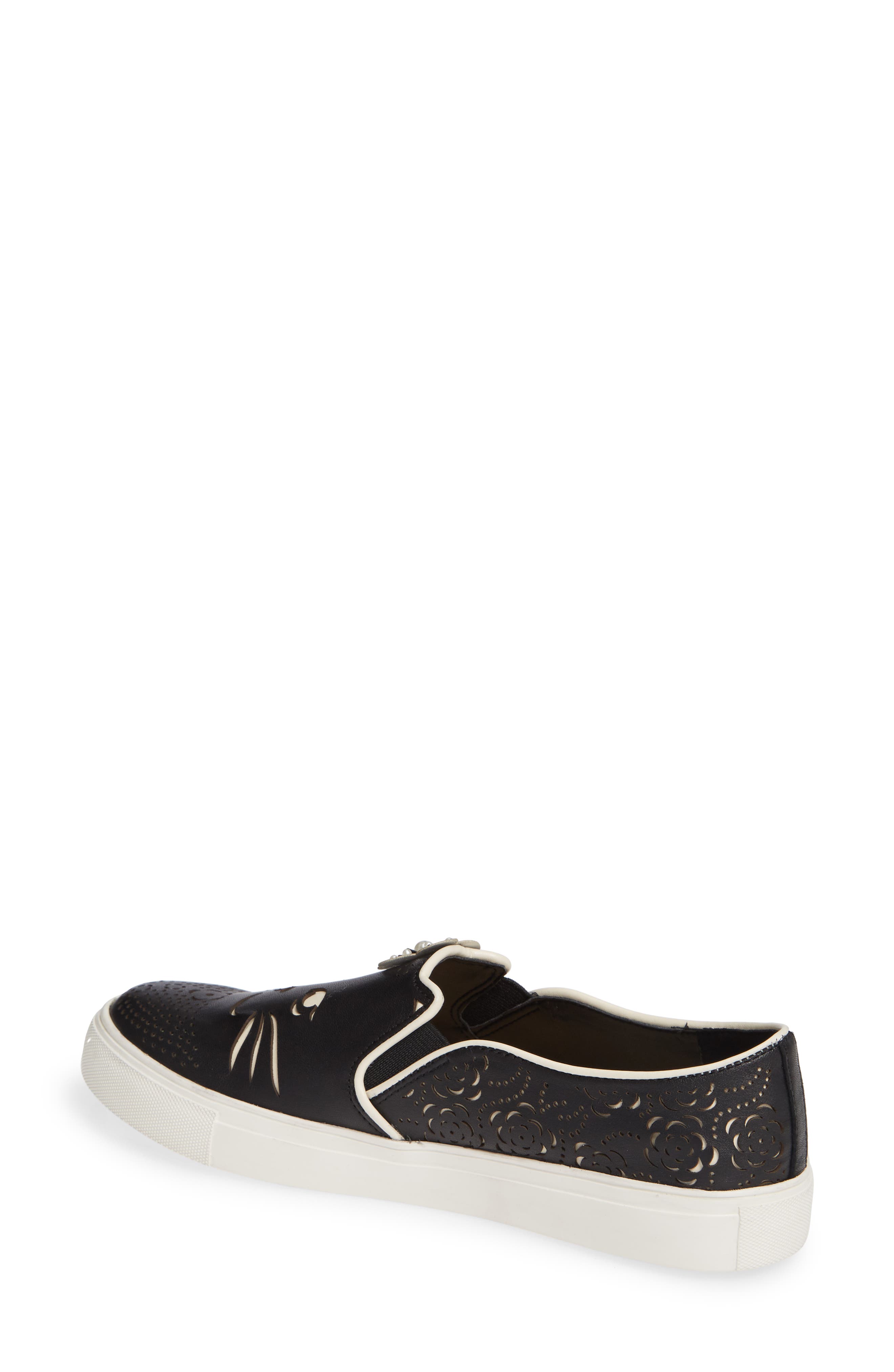 KARL LAGERFELD PARIS Edison Slip-On Cat Sneaker, Alternate, color, 