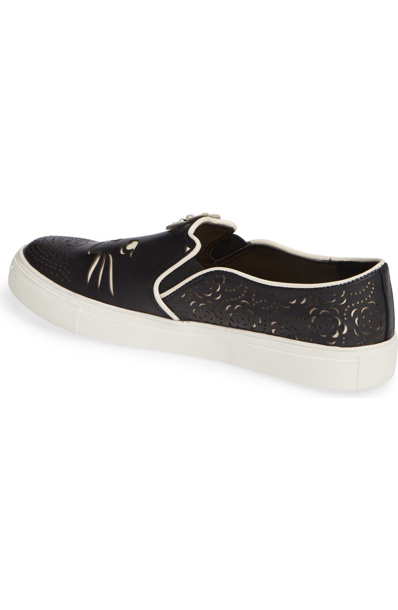 KARL LAGERFELD PARIS Edison Slip-On Cat Sneaker, Alternate, color,
