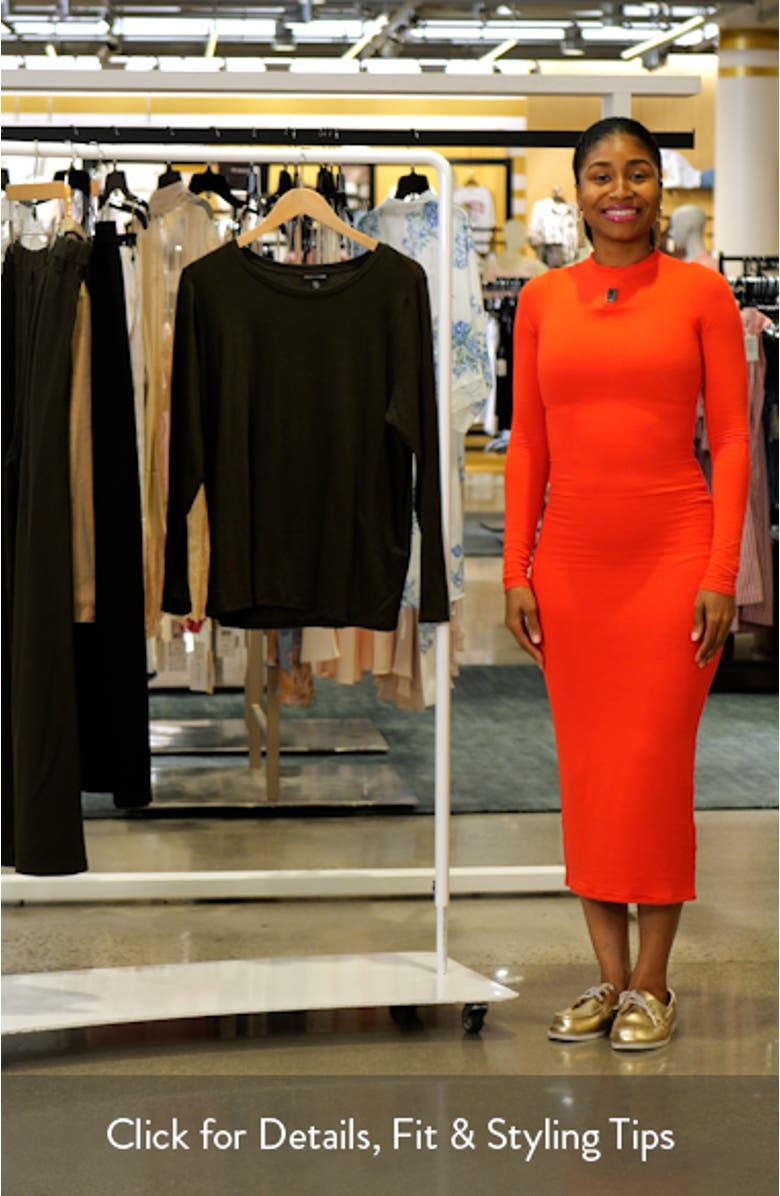 Round Neck Long Sleeve T-Shirt, sales video thumbnail