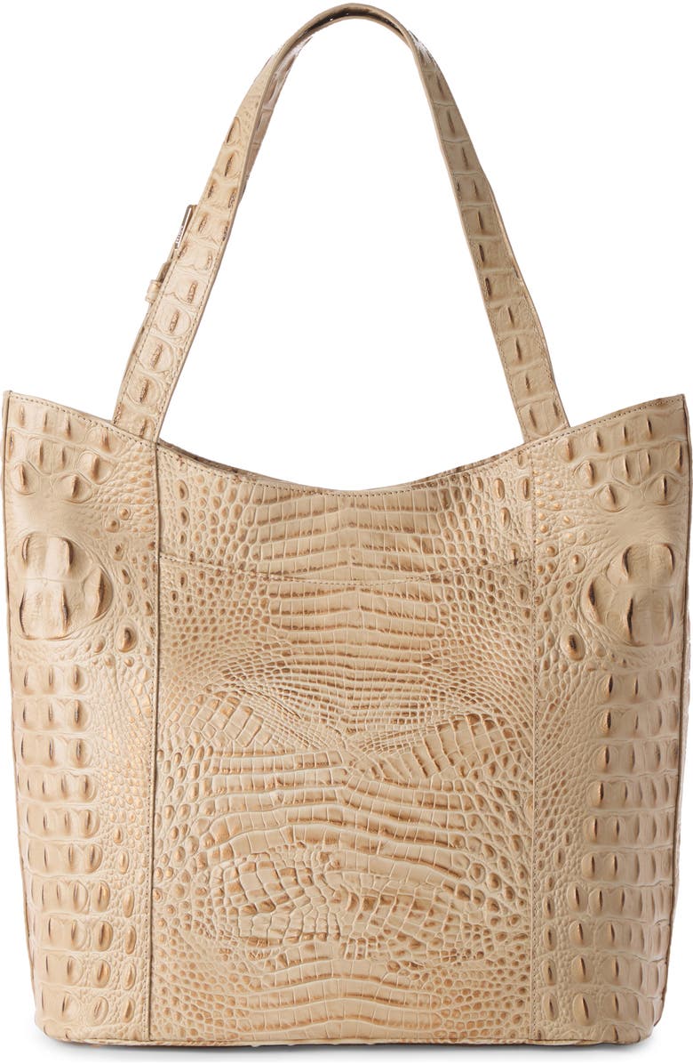 Brahmin Brayden Croc Embossed Leather Tote, Alternate, color,